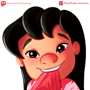 Lilo preg 🤰 pin up by PupGorgy