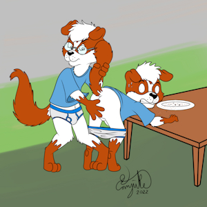 "The cookie thief got what he deserved!" by nelson88