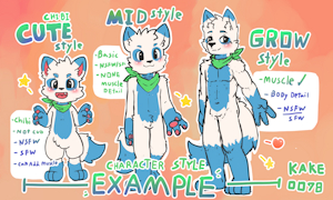 character style example by kake0078