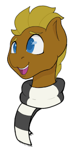 Patch's new scarf by marredpink