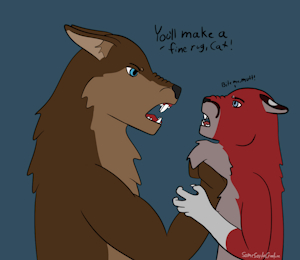 Mangy fur licker by SomeSortaCreature