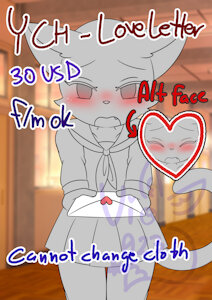 YCH - Love Letter by Vio023