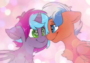 Loving Gaze (Cloud Twist & Flaming Spark) by FluffyXai