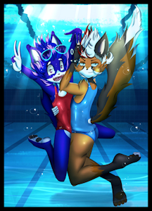 Swimsuit Shoot with Fusion and Seb by Fusionxglave