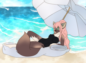 Addy beach by PallidPanda