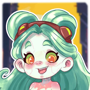 Rebecca Cyberpunk loli toon 🌆 by PupGorgy