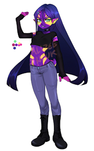 Collab Adoptable Auction 2023 - Frog #2- Alizee & Shouk's Collab by Shouk