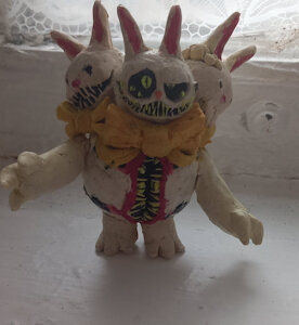Clay monster rabbit by Nicks0ck