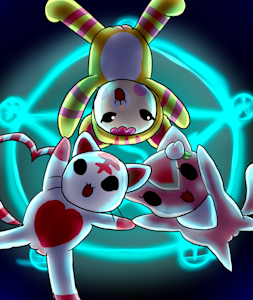 3 Cats, 1 Summoning by ThePinkPandaCat