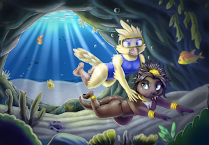 Cavediving with a Friend [By Helip12] by VarraTheVap