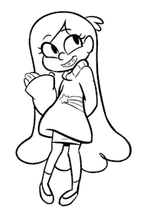 Mabel doodles + Candy by SoulCentinel