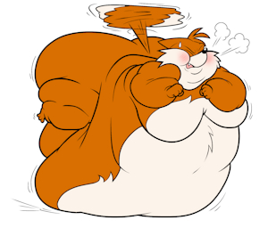 Hahahaha he too phat to fly by ToonTwister3D