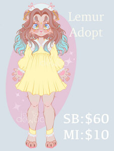 LEMUR CUTIE ADOPT - auction [open] by Dewoo