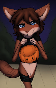 Trick or Treating Cutie by Fishjack