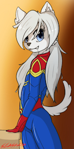 Freebie Captain Marvel Costume by SlashDread