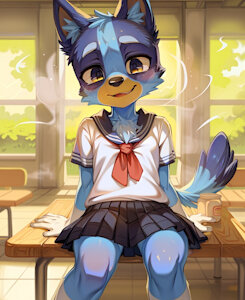 Bluey by Harkness