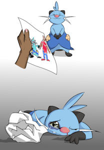 wow cool drawing dewott!! by GayPornAficionado