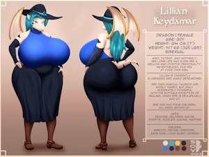 Lillian Keydamar Ref Sheet by Sovulsen