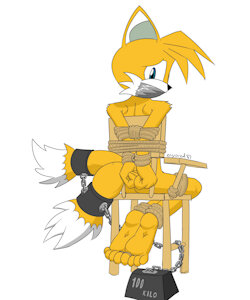 Tails' Backview - Chair Tie (Version 2) by Glist