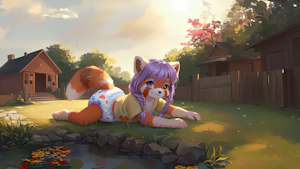 [AI] Sunlounger by GennyThePanda