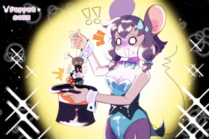 Mousy Magician by PyreDracofox