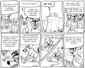 Caught by hyenas - page 1 by Flamez66 by KinkyRomance