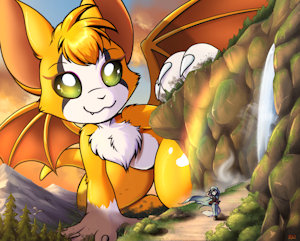 Hello There, lil Dust~ by FireRai