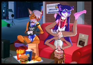 Backstage Fun with Seb, Fusion, Toffee by Fusionxglave