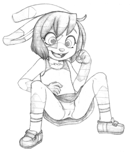Sitting, with Unladylike Posture by paige