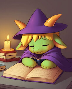 Sleepy Sevy the wizard by GarretMvahd