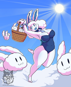 sunny bunny by batartcave