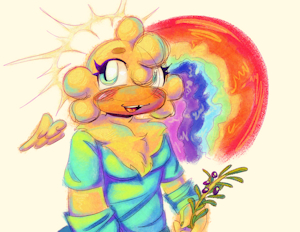 image of the holy spirit disguised as an internet bird by MarshaxMarshmallow