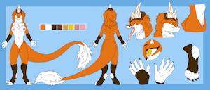 Julia as Dragon/Fox by WereFox
