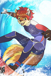 Sam - surfin by KolewazakiSan