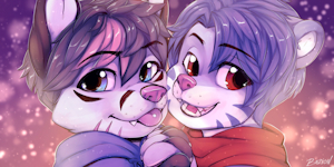 Toshi & Krech - Couples Avatar by RaineShadowpaw