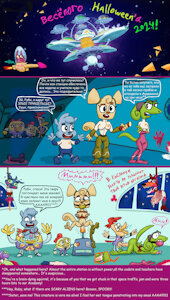 Krutiksy meet Space chickens IN SPACE by MADJerk