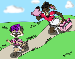 inktober - Day 6 - Trek by SofyCatDasher