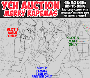 YCH AUCTION MERRY RAPEMAS by cesar23