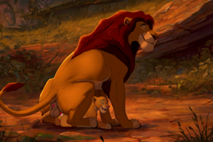 Mufasa and Simba by AIcrafter