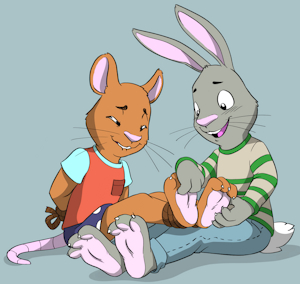 Pip and Pohohohohosy! (by Komori) by TortureDragon