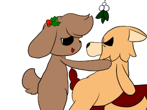 Brownie X Dog by ThePinkPandaCat