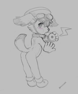 Nakid Mamoru-kun by jamesfoxbr