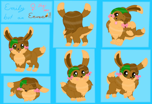 Emily but as an Eevee by EmilyFrostpaw