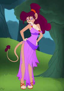 Megara lioness by Fuf