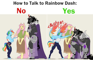 How to Talk to Rainbow Dash by Evehly