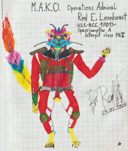 Red Edward Leonheart Body 3 by FurryRickEs257