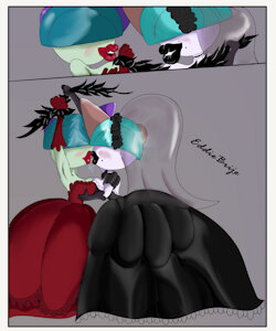 OC ralts kiss by Eddiebrije