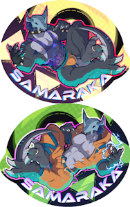 Samaraka Con badge! by samaraka