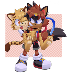 Stripes and Spyre Piggyback by ArborialRodent