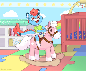 Horsey rideeeeeee🎠 by SmolSkeenie